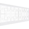 Ekena Millwork 44"H x 94 1/2"W Norwood PVC Wainscot Paneling Kit WPK44X94NWD - alternate 1